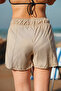 Women's Swim Shorts with Inner Tights, Elastic Waist, Beach Shorts, Survivor Model - 5