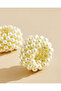 Girls White Pearl Hair Elastic 2 Piece Set - 4