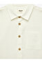 Off-White Boys' Shirt with Linen and Viscose Blend 6Skb60023Tw - 6