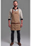 Barista Waiter Apron – Professional Cafe Apron with Leather Straps - 4