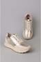 Seç K1160 Genuine Leather Casual Women's Shoes Gold - 3
