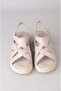 Seç Km45 Genuine Leather Anatomical Women's Sandals Stone - 4