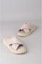 Seç Km43 Genuine Leather Anatomical Women's Slippers Stone - 6