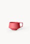 Lumière Cherry Double Turkish Coffee Cup – Limoges French Porcelain, 120 ml - 3