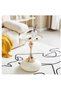 Coffee Tables Nordic Accent End Sofa Metal Gold Oak Round Modern Side Set Living Room white - 2