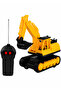 Remote Control Excavator Toy with Realistic Arm Movement and Tracks, Yellow