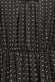 Lined, Elastic Waist, Polka Dot Patterned Long Chiffon Dress -Brown - 5