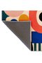 Sdt Pop-Art Modern Abstract Geometric Patterned Multi-Color Asymmetrical Woven Base Decorative Carpet Sdt1506 - 4