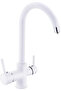 Premium White Purified Kitchen Sink Faucet – Dual Outlet Luxury Kitchen Tap – Filtered Water Compatible - 2