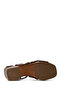 Women's Brown Buckle Platform Thick Heeled Suede Leather Sandals 26Sfd152710 - 6