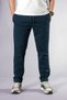 Men's Indigo Jogger Pants with Lace-Up Elastic Waist, Relaxed Fit Sweatpants - 2