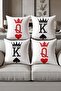 Digital Printed Soft Textured 4-Piece Throw Pillow Cover Set Krl0131