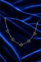 Women's Stainless Steel Butterfly Necklace with Black Stone Elegant Stylish Jewelry - 4
