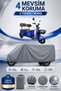 Motorcycle Tarpaulin King Motor Dolphin-L 3-Wheeled Electric Vehicle Tarpaulin Gray 4 Seasons Waterproof Uv Protected