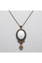 Bronze Vintage Women's Medallion Authentic Copper Jewelry Large Mirrored Model - 4
