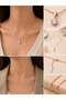 Xuping Solitaire Necklace Rose Gold - 3
