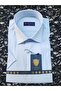 Slimfit Short-Sleeved Men's Shirt with Lycra Slim-Fit Construction