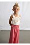 Girl's Strappy Tshirt Cream