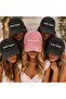 قبعة بيسبول مطرزة بتصميم "Bride Squad" للوصيفات، قابلة للغسل، بتصميم عتيق - 2