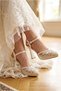Women's 10 cm Platform Embroidered Bridal Shoes - 3