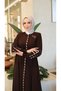 Mevlana Ferace with Ribbon Detail - 2