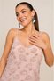 Women's Strappy Midi Length Stylish Dress - 2