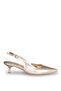 Zeyn 4013 Gold Heeled Women's Shoes - 2