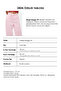 Women's Light Pink 6S6-98 Mega Baggy Fit Belt Detailed Denim Jeans - 6