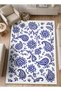 Sdt Fish Theme Patterned Modern Woven Base Decorative Carpet Mosso3488 - 2