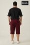 Big Size Men's 3Xl-6Xl Relaxed Fit Pocket Brooklyn 1970 Printed Combed Cotton Capri Shorts Spr26Bsr591-03 - 3