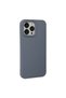 Apple iPhone 14 Pro Compatible Case with Velvet Silicone Inside - Gray - 5