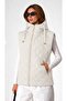 Women's Hooded Lined Quilted Puffer Vest - 2