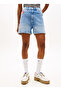 Navy Blue Women's Denim Shorts Mom Short Rwb Bj8131 - 2