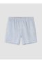 Lcw Dream Women's Striped Beach Shorts with Elastic Waistband - 5