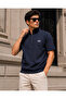 Oysho Fabric Stand Collar Half Zipper Injection Printed T-Shirt