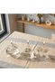 Vintage-Inspired Clear Glass Lantern with Permanent Fiberglass Wick – Refillable & Smokeless Decorative Table Lamp for Home Decor, Weddings & Gifting