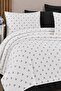 Double-Sided Multi-Purpose Bedspread with Floral Pattern 200*220 & Pique + 2 Pillowcases