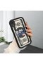 iPhone Xr Compatible High Quality Cartoon Printed Impact Resistant Black Silicone Case