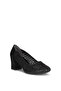 Damla Laser Stone Black Heeled Evening Dress Shoes - 3