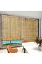 Bamboo Reed Roller Shades – Outdoor Blinds for Patio, Natural Blackout Roll Up Shade - 6
