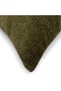 Khaki Green Textured Cushion Cover Simple Decorative Modern Design - 5
