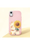 iPhone Xr Compatible Case Camera Protector Pink Silicone Couple Phone Case Cat Pattern
