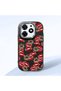 Tecno Spark 10 Pro Compatible Case Camera Protector Black Silicone Couple Phone Case Kiss Pattern