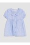 Lcw Baby Baby Girl Printed Baby Girl Dress with Collar