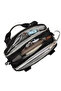 Medium Size Multi-Pocket Waterproof Lightweight Crinkle Fabric Women's Shoulder Bag Black - 4