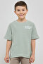 Printed T-Shirt with Crew Neck and Short Sleeves