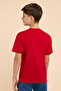 Typography Print T-Shirt with Crew Neck and Short Sleeves - 6