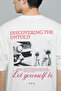 Printed T-Shirt with Crew Neck and Short Sleeves - 6
