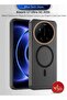 Xiaomi 17 Ultra 5G 2026 Hybrid Translucent Magsafe with Magnetic Charging Raised Camera Lips Case Cover