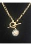Steel Necklace with a Stone Detail and a North Star